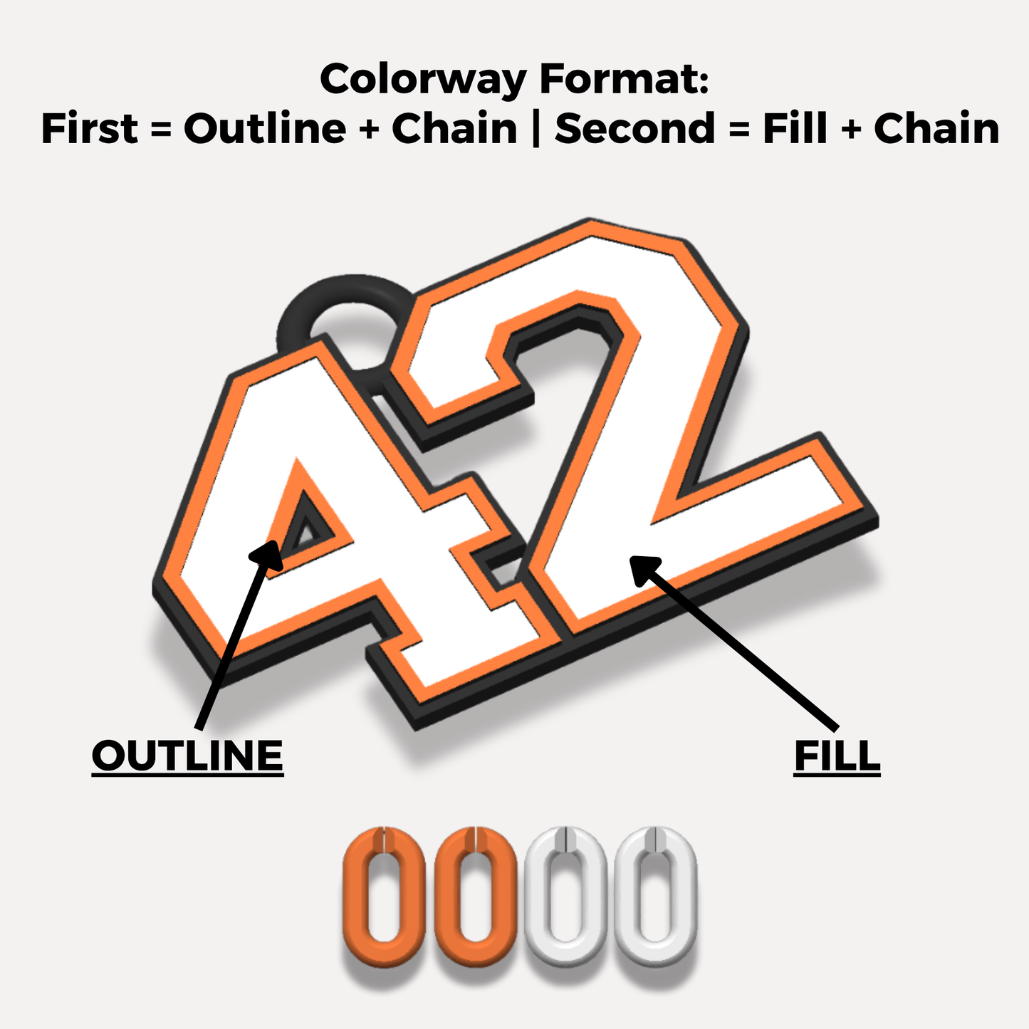 Varsity Number Chain