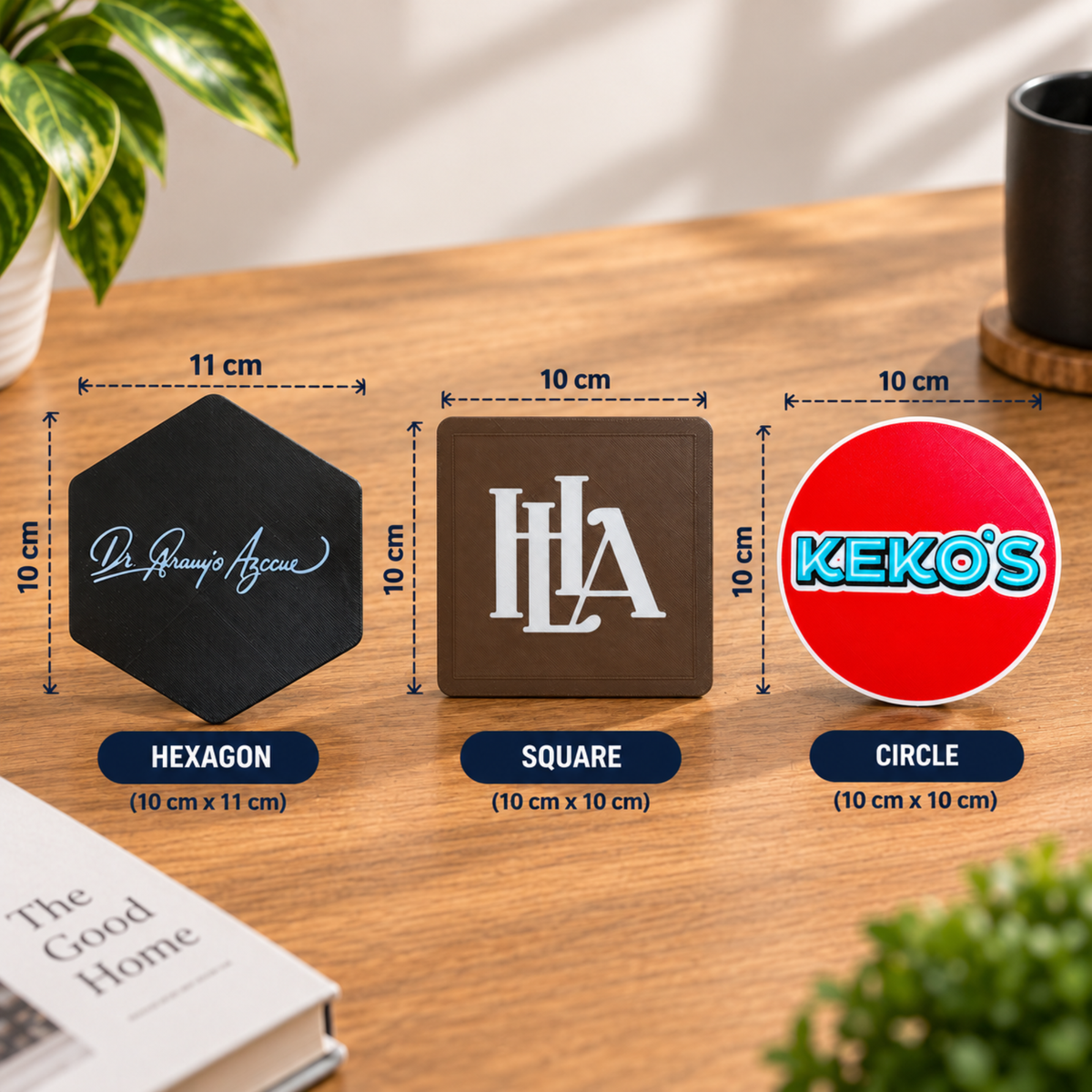 Custom Logo Coasters