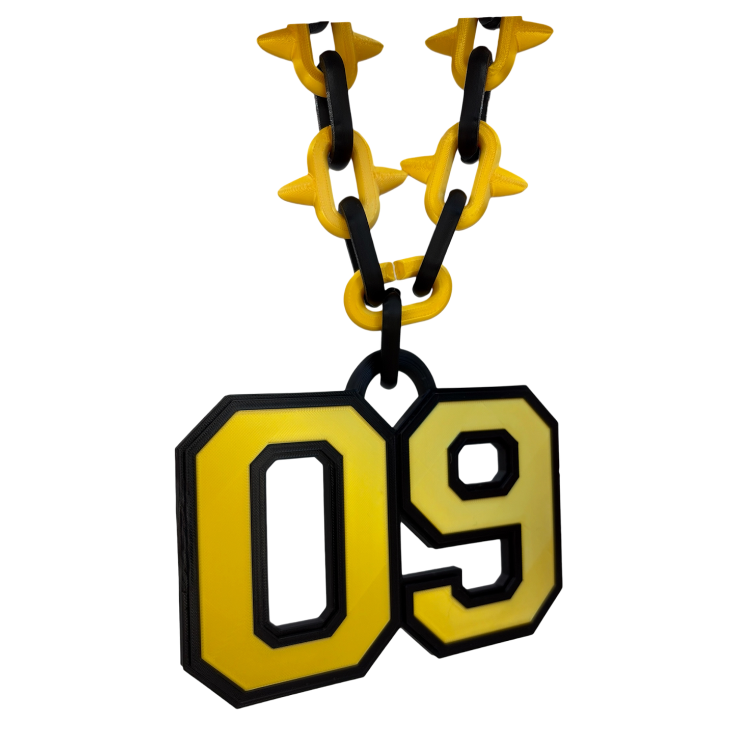 Varsity Spiked Number Chain