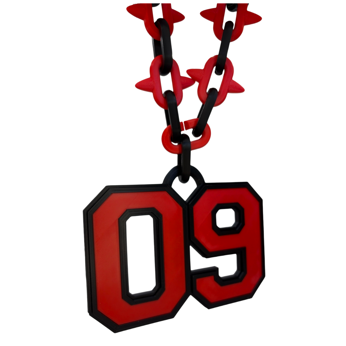 Varsity Spiked Number Chain