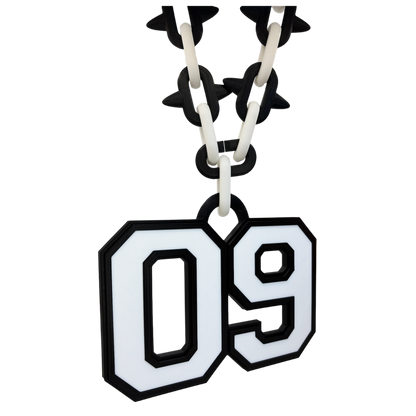 Varsity Spiked Number Chain
