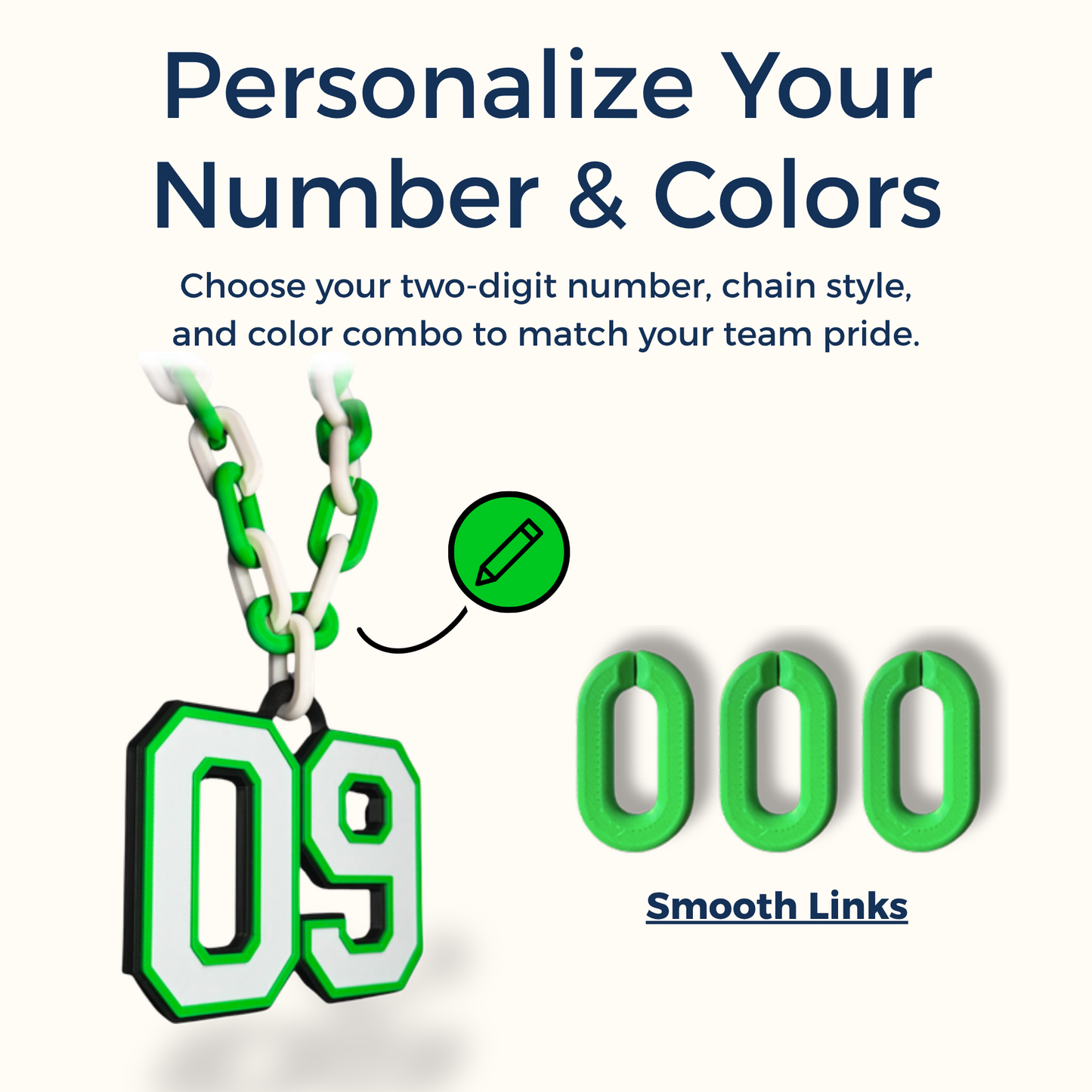 Varsity Number Chain