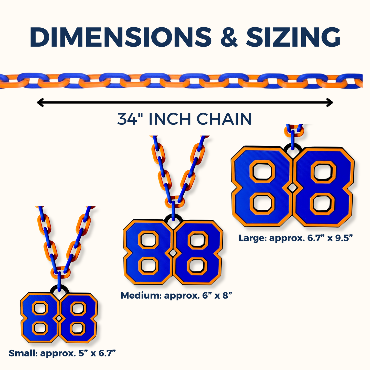Varsity Number Chain