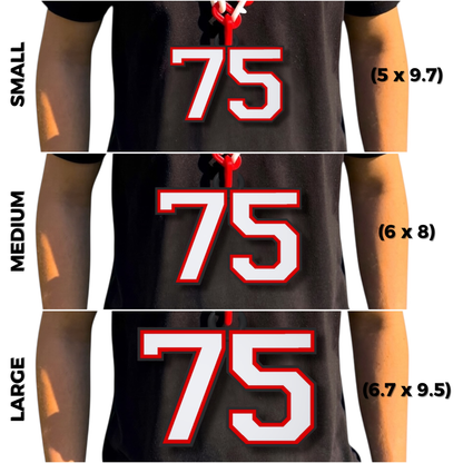 Varsity Spiked Number Chain
