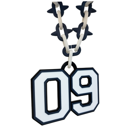 Varsity Spiked Number Chain
