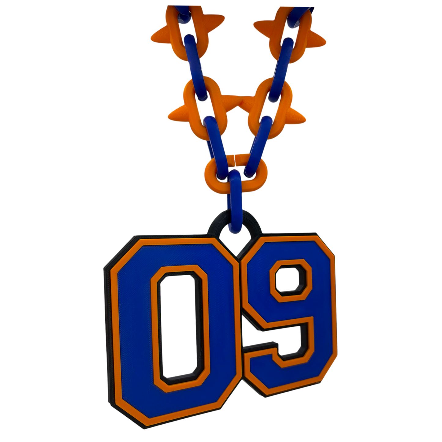 Varsity Spiked Number Chain