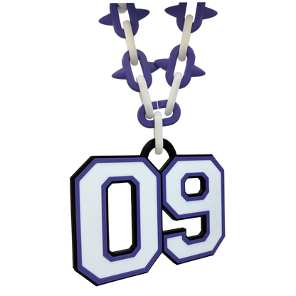 Varsity Spiked Number Chain