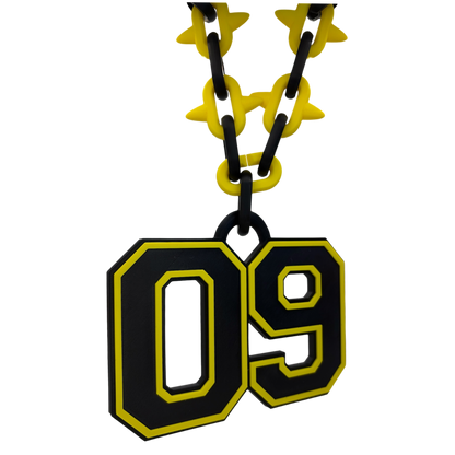 Varsity Spiked Number Chain